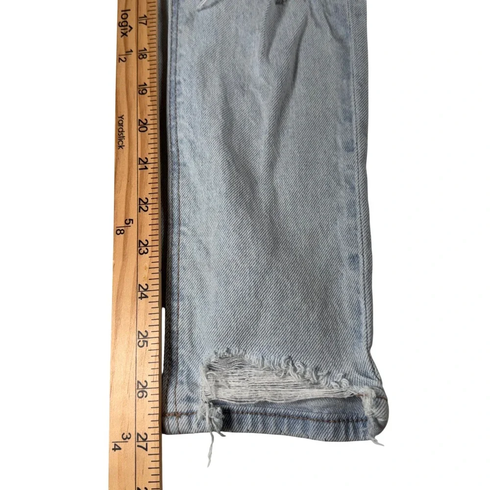 American Eagle Outfitters Womens‎ Size 00 Strigid Distressed Light Wash Jeans